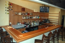 Bar, inlay, CNC, shelving